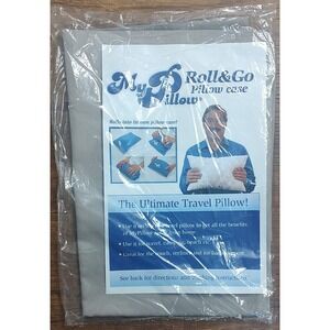 My Pillow Roll And Go Pillowcase Taupe Beige  B20